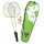 Talbot Torro Badminton Set 2-Attacker (2x Schläger, 2x Bälle, 1x Hülle)